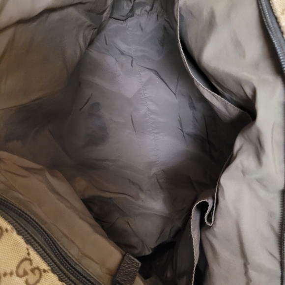 🔹️ GUCCI🔹️ Vintage sherry line large tote  bag ✨️ - Picture 13 of 17